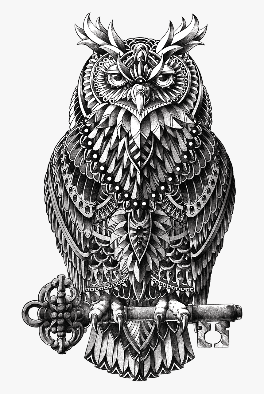 Great Horned Owl Sticker, HD Png Download