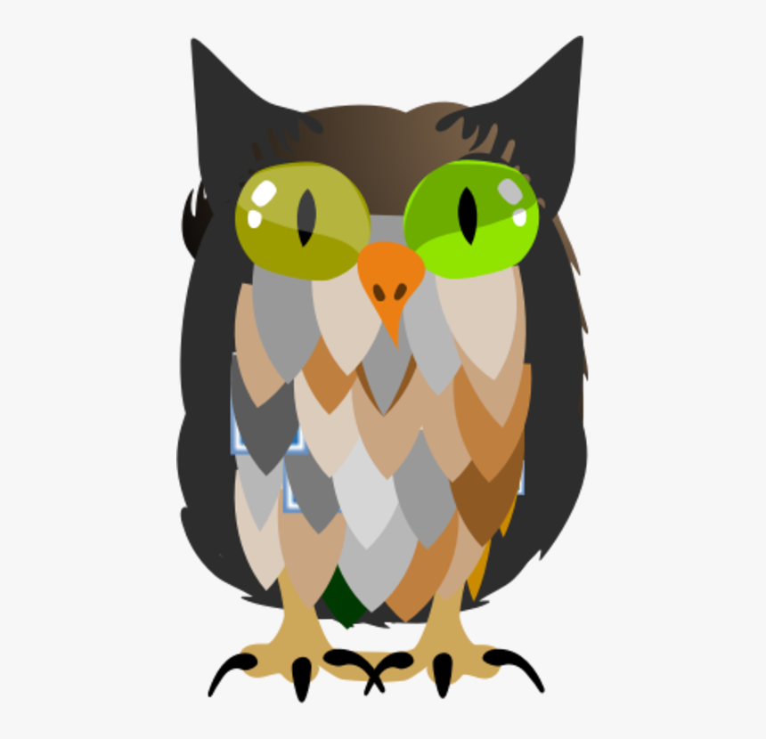 Transparent Great Horned Owl Png - Owl, Png Download