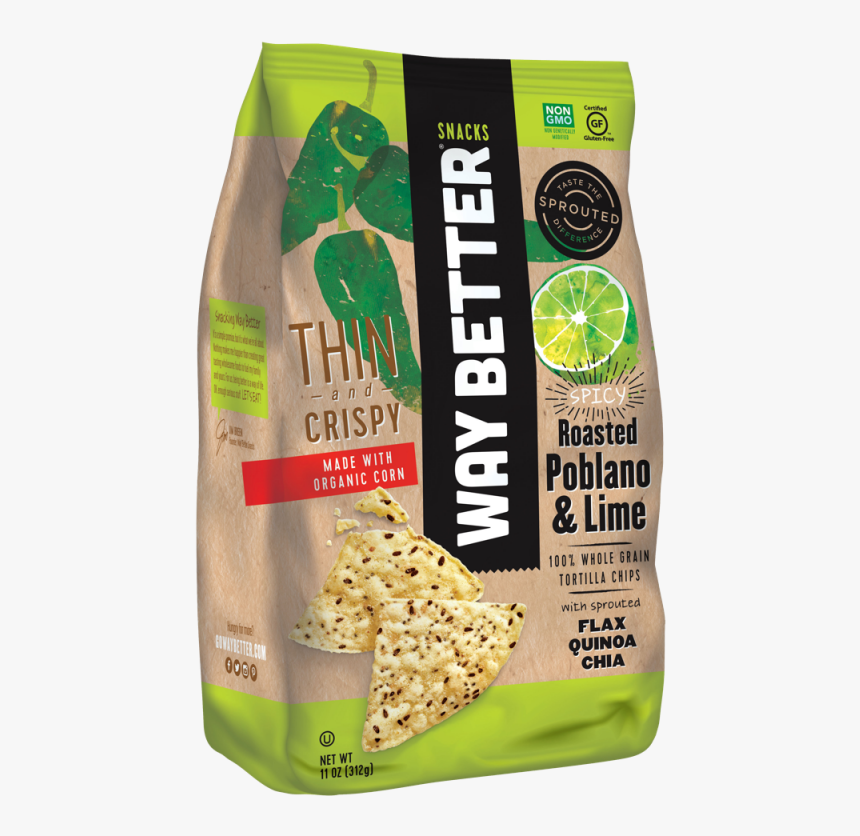 Way Better Tortilla Chips Thin, HD Png Download