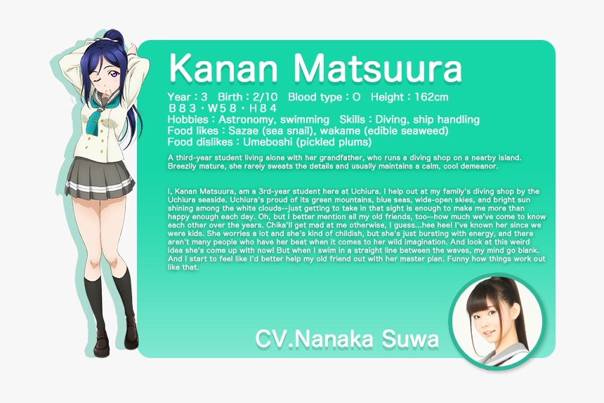 Love Live Sunshine Characters, HD Png Download