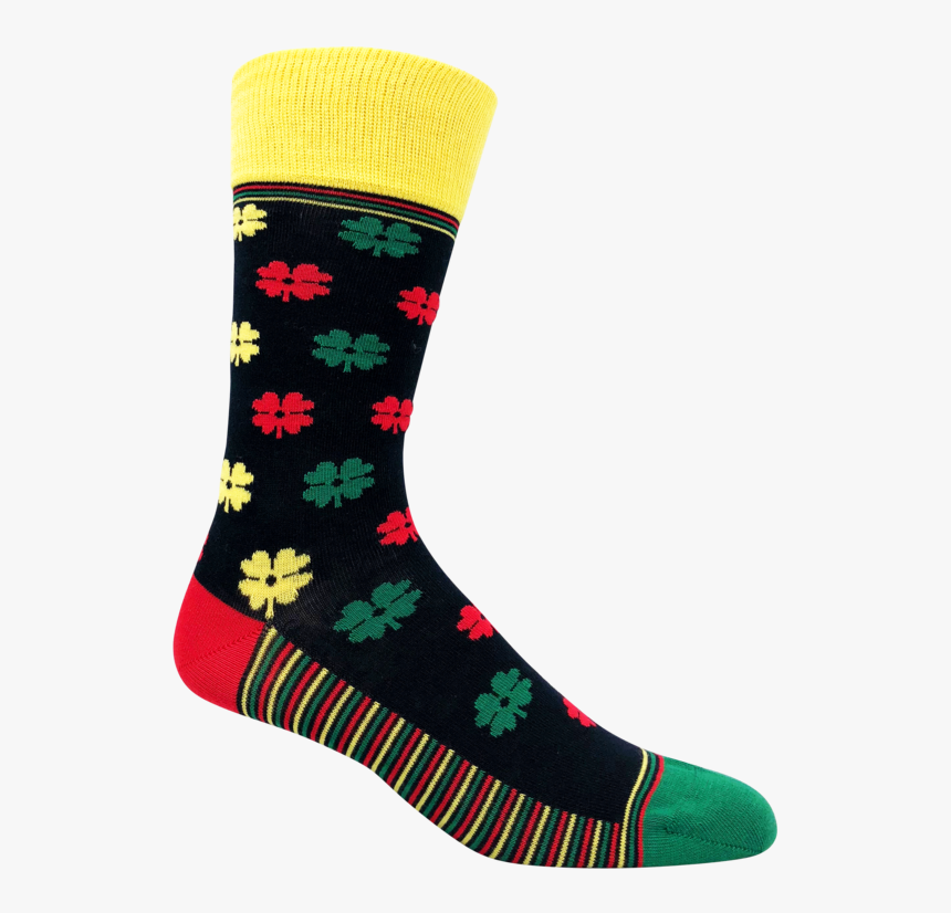 Lucky Clover Socks - Sock, HD Png Download