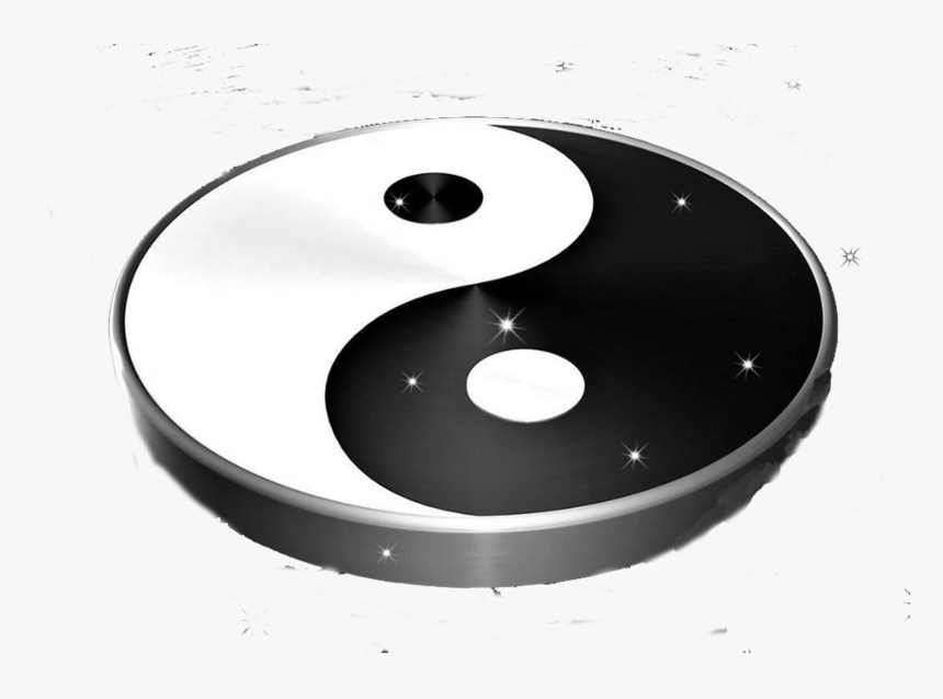 Yin Yang 3d Flat - Circle, HD Png Download