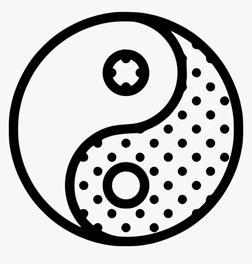Yin Yang - Emo Yin Yang, HD Png Download