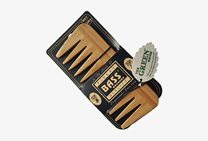 Bass Brushes, Peine Mediano De Dientes Anchos, Madera - Eye Shadow, HD Png Download
