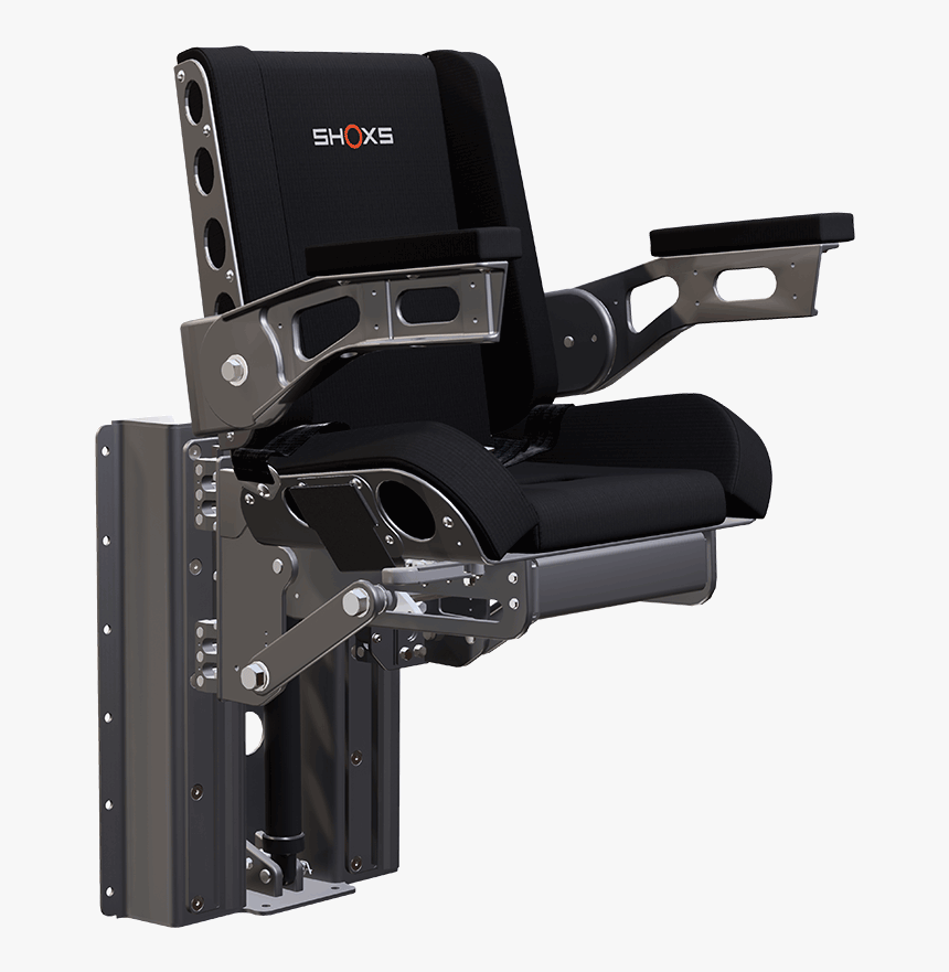 Shoxs 6100 Grey Black - Shock Absorbing Boat Seats, HD Png Download