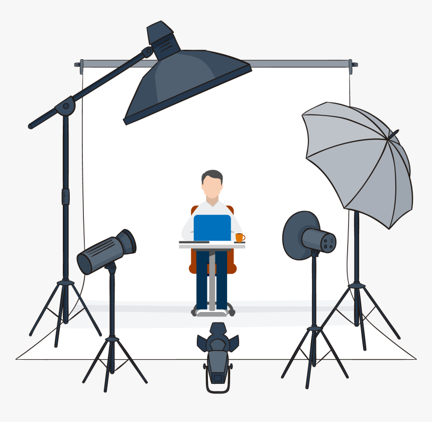 Man At Desk Video Marketing Services - Photography, HD Png Download