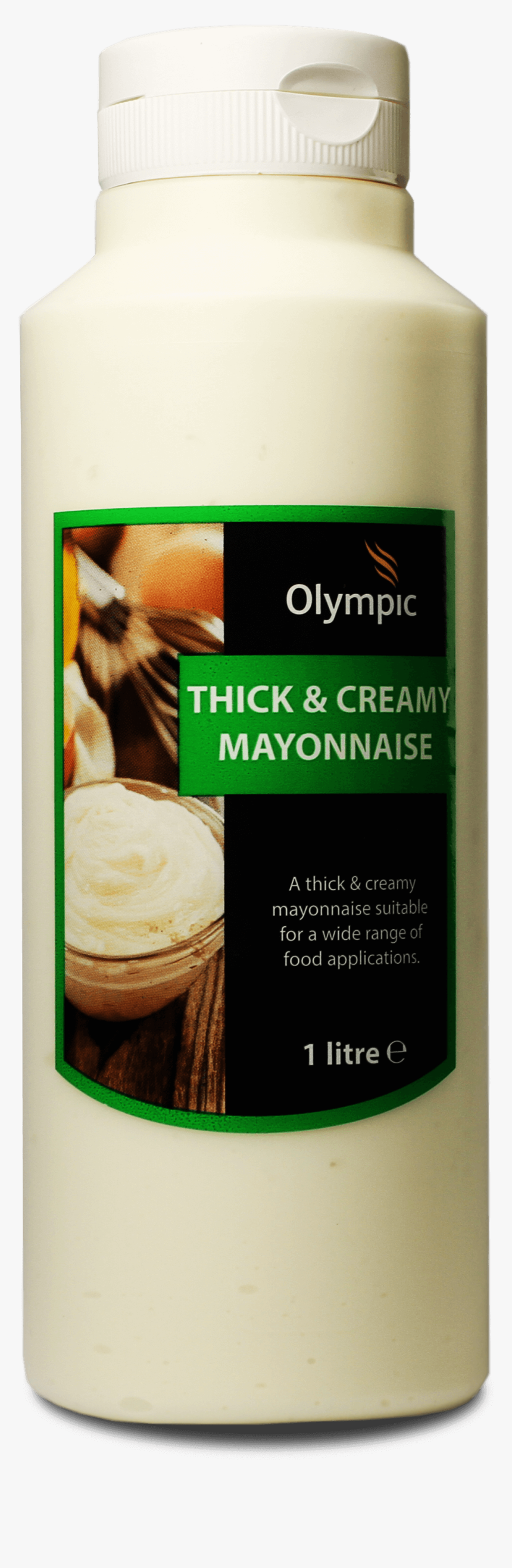 Olympic Thick Creamy Mayo 1l Bottle - Buttercream, HD Png Download