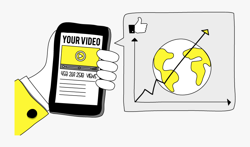 Social Video Marketing - Illustration, HD Png Download
