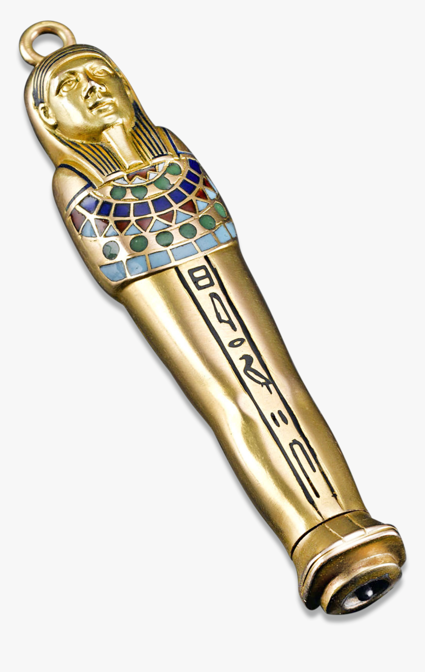 Gold Sarcophagus Pencil Pendant - Weapon, HD Png Download