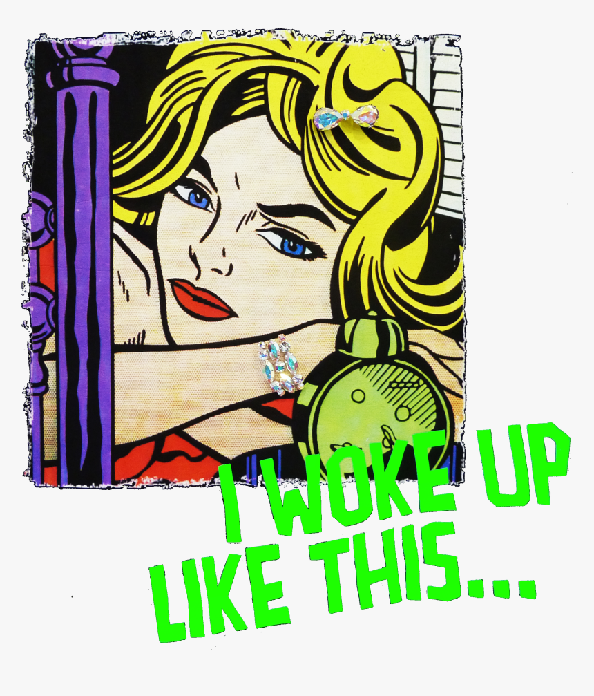 Blonde Waiting Roy Lichtenstein, HD Png Download