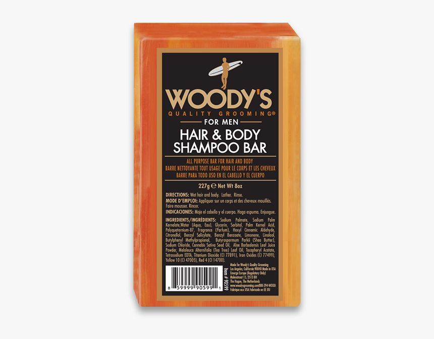 Woody's Hair & Body Shampoo Bar, HD Png Download