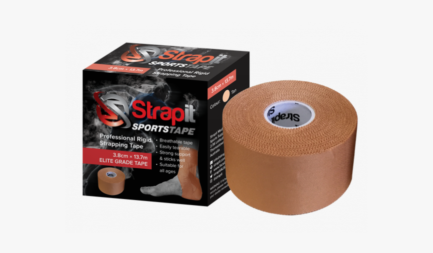 Strapit 38mm Professional Sports Strapping Tape - Brown Strapping Tape, HD Png Download