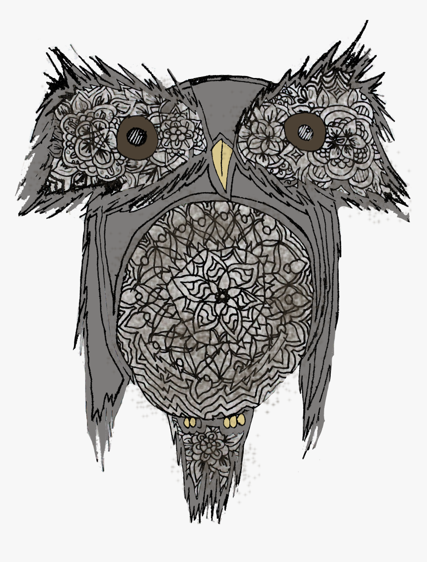 Western Drawing Steampunk Transparent Png Clipart Free - Eastern Screech Owl, Png Download