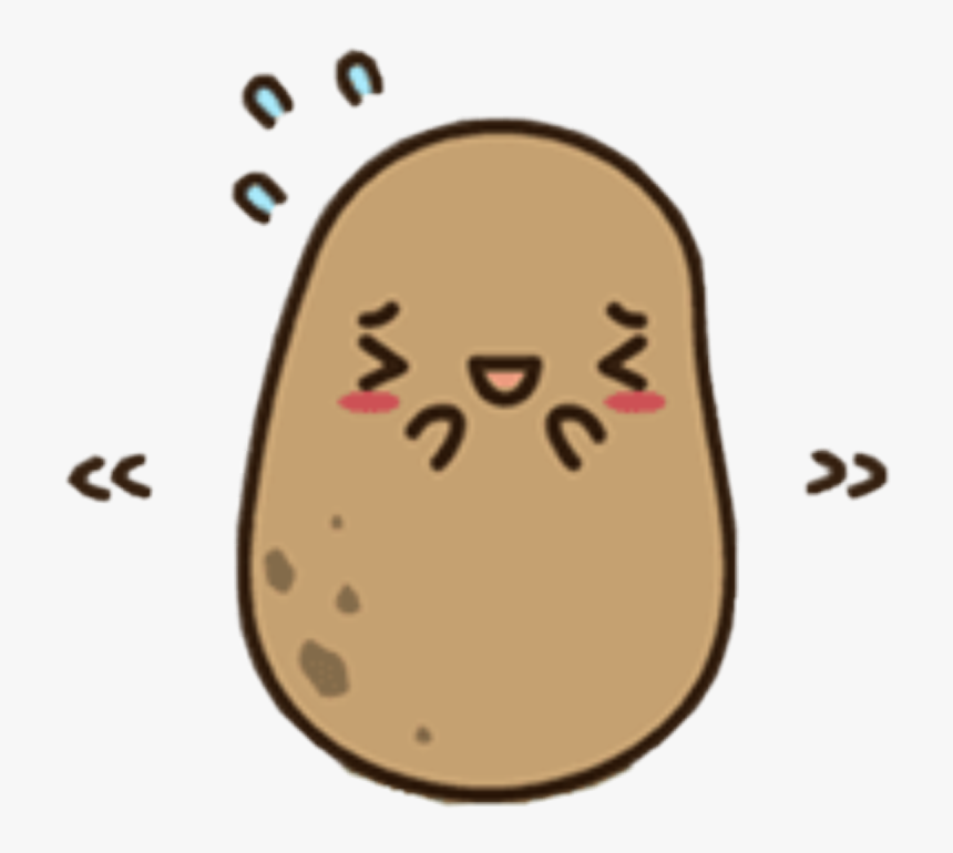 #funny #blushes #potato #crying #interesting #potato - Dancing Potato, HD Png Download