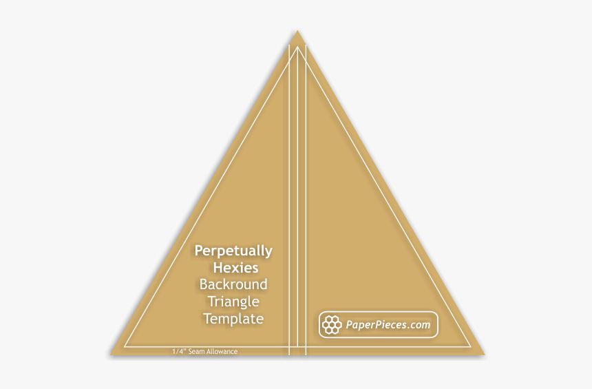 Background Triangle Acrylic Fabric Cutting Template - Triangle, HD Png Download