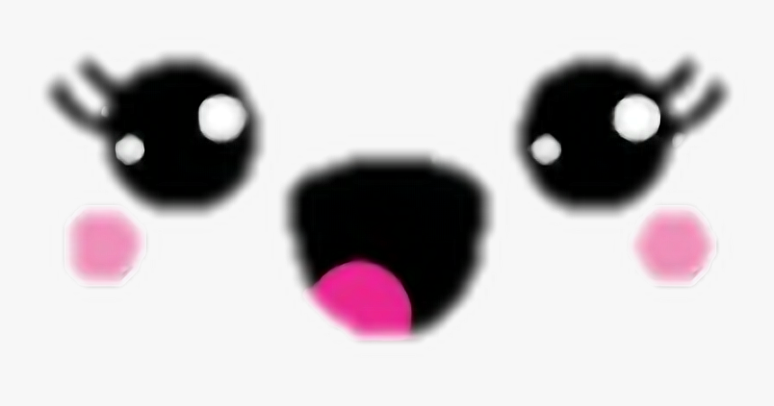 #face #surprise #girl #happy #kawaii #remixit #cute - Circle, HD Png Download