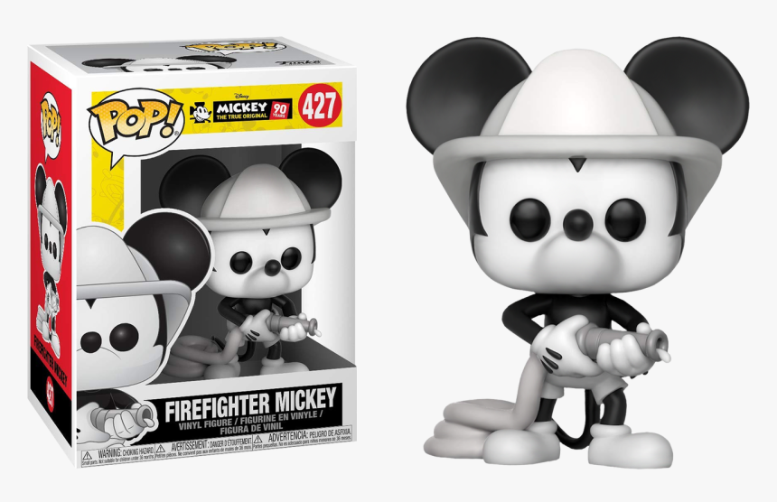 Transparent Steamboat Willie Png - Firefighter Mickey Funko Pop, Png Download