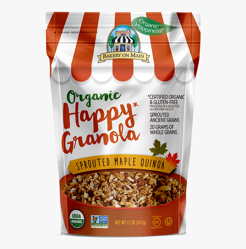 Organic Granola Maple 3d - Breakfast Cereal, HD Png Download