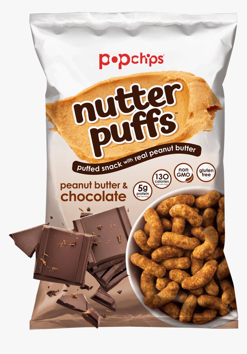 Clip Art Peanut Puffs - Popchips Nutter Puffs, HD Png Download