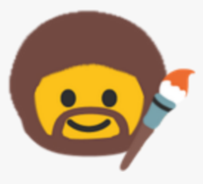 #bobross #emoji, HD Png Download