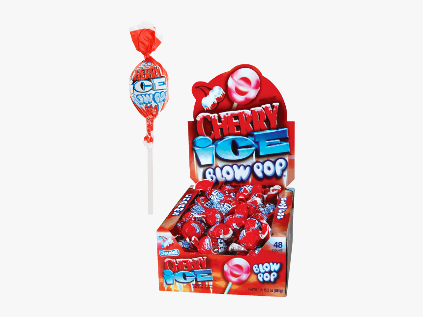 Charms Cherry Blow Pop Lollipop, HD Png Download