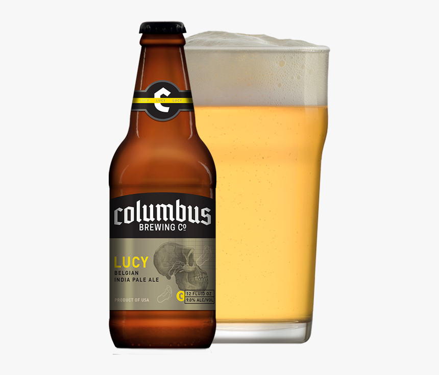 Cbc Lucy Bottle And Glass New - Go Kart Ghost Beer, HD Png Download
