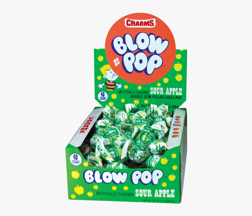 Blow Pop Green Apple, HD Png Download