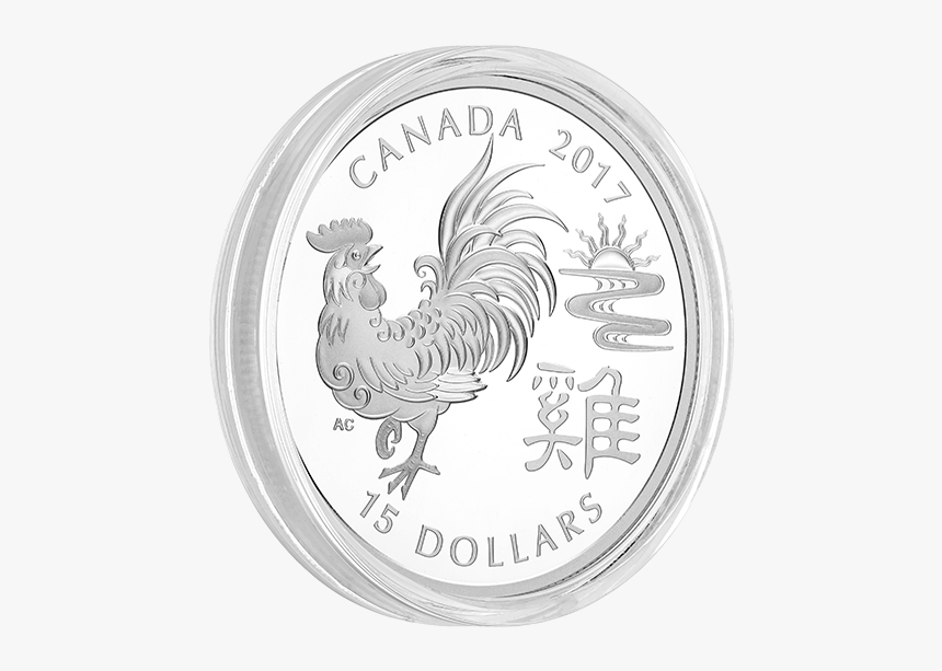 Year Of The Rooster - Year Of The Rooster Gold Coin 2017, HD Png Download