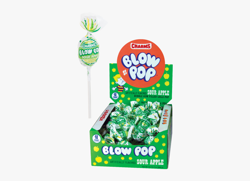 Blow Pop Green Apple, HD Png Download