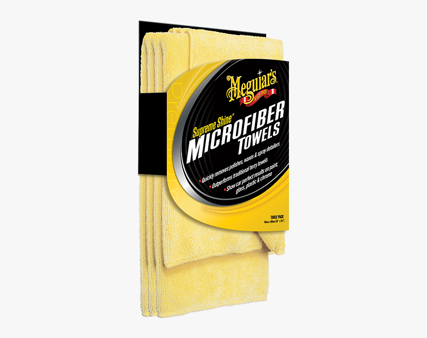 Meguiar S Supreme Shine Microfiber Towel, X2020 - Meguiars Supreme Shine Microfiber, HD Png Download