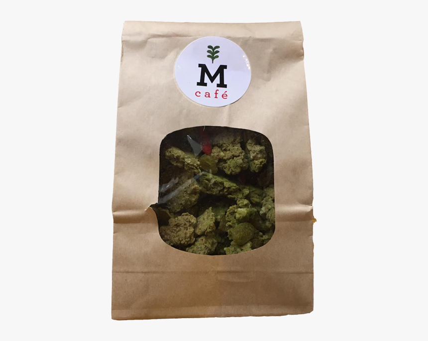 M Caf Matcha Granolapng Transparent Background - Bag, Png Download