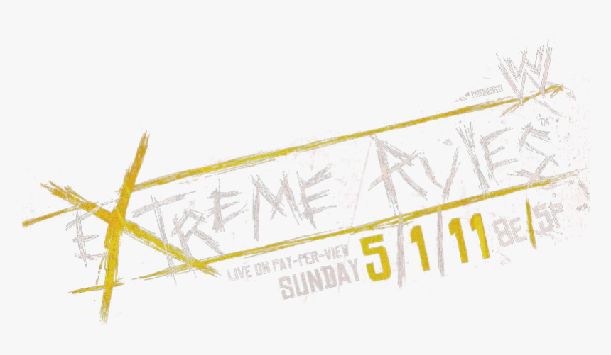 Transparent Extreme Rules Png - Wwe Extreme Rules 2011 Poster, Png Download
