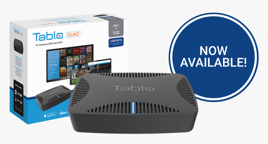 Tablo Quad Now Available - Tablo, HD Png Download