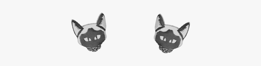 Siamese Kitty Earrings - French Bulldog, HD Png Download