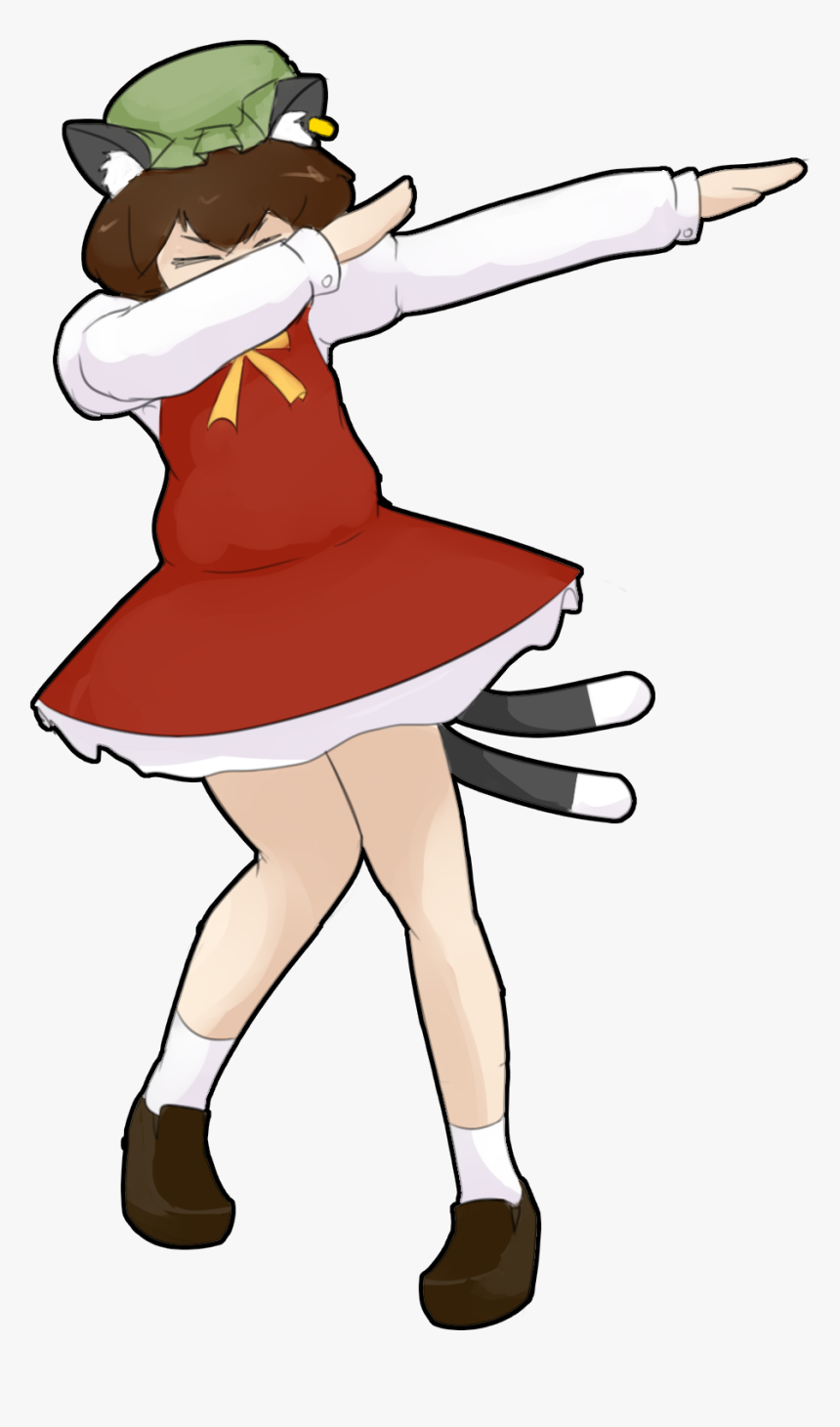 Clothing Cartoon Joint Fashion Accessory - Transparent Touhou Chen, HD Png Download