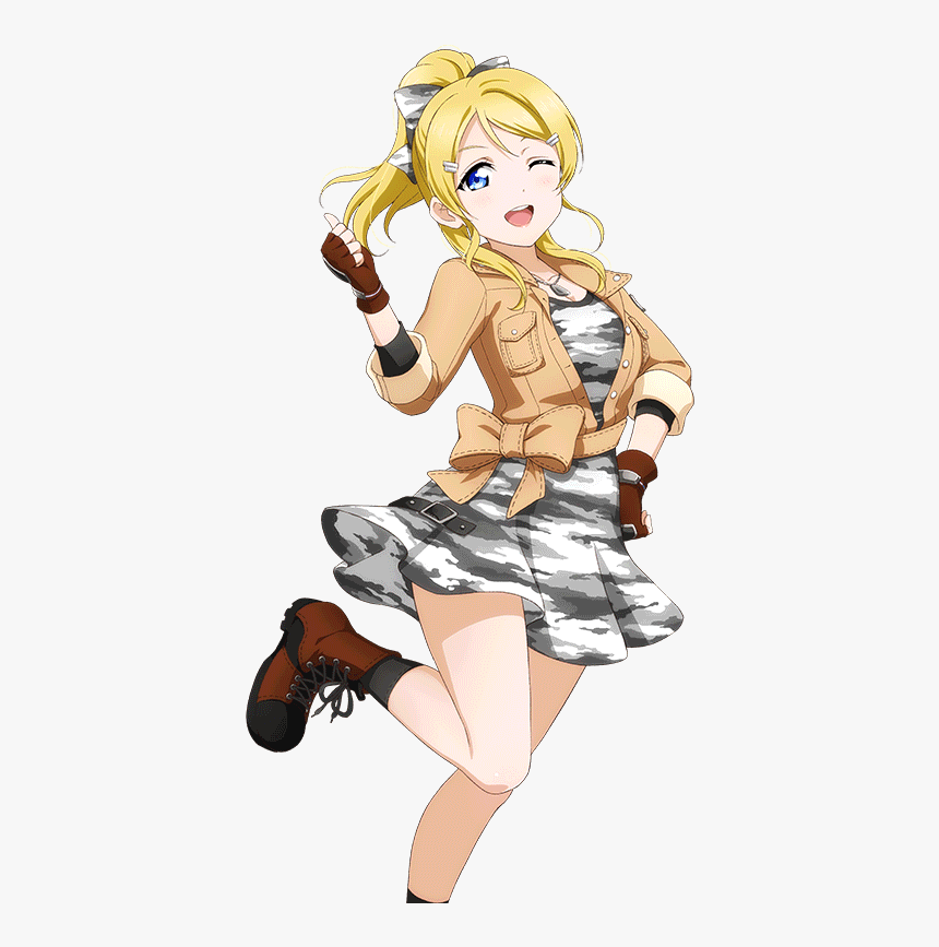 #eli Ayase #eli #ayase #military #lovelive #u S #animegirl - ラブ ライブ サバイバル, HD Png Download