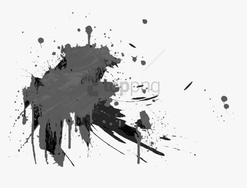 Free Png Color Splash Black Png Image With Transparent - Color Splash Png Black, Png Download