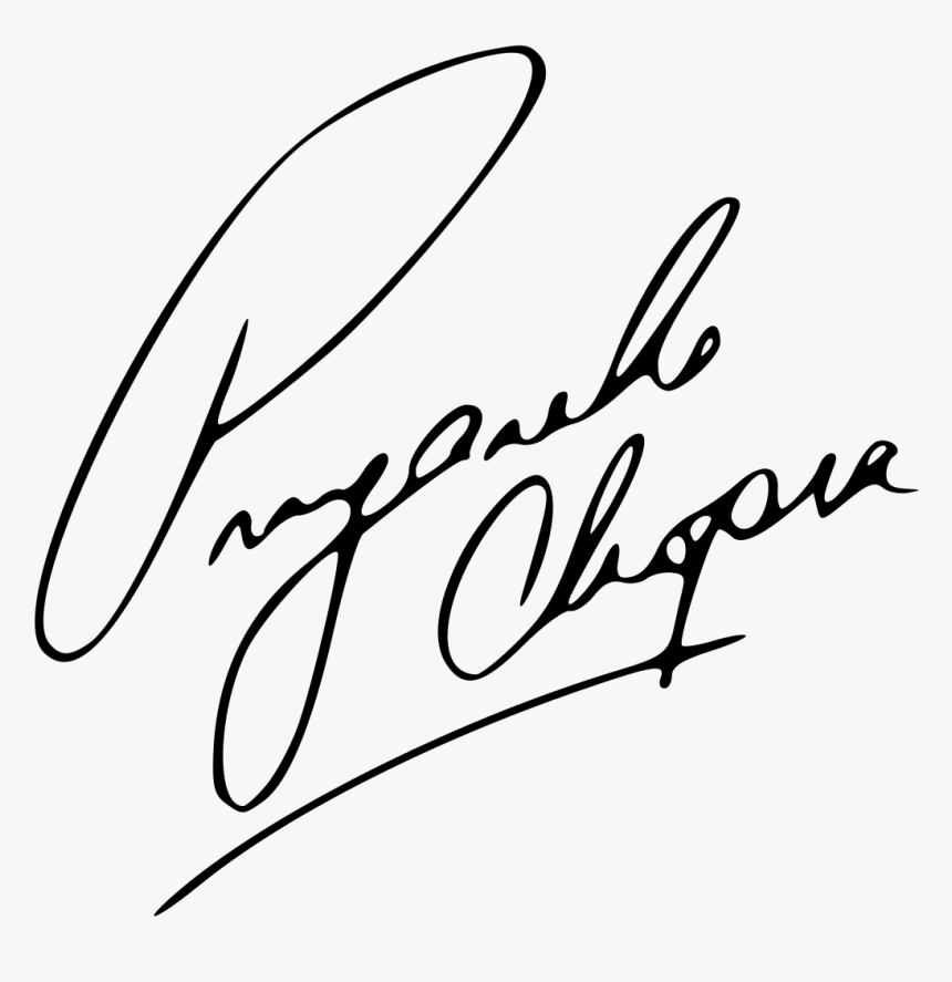 Autograph Of Priyanka Chopra, HD Png Download