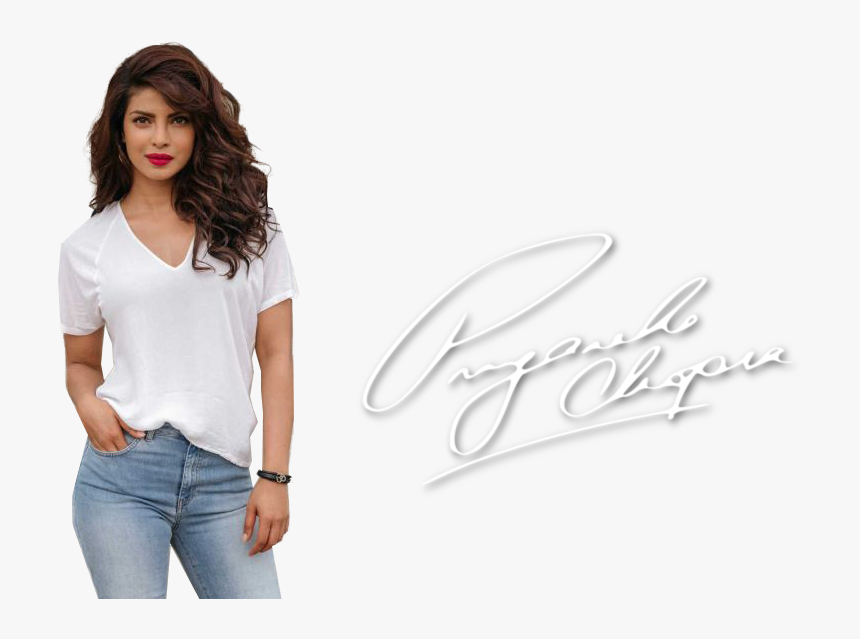 Priyanka Chopra In White Dress, HD Png Download