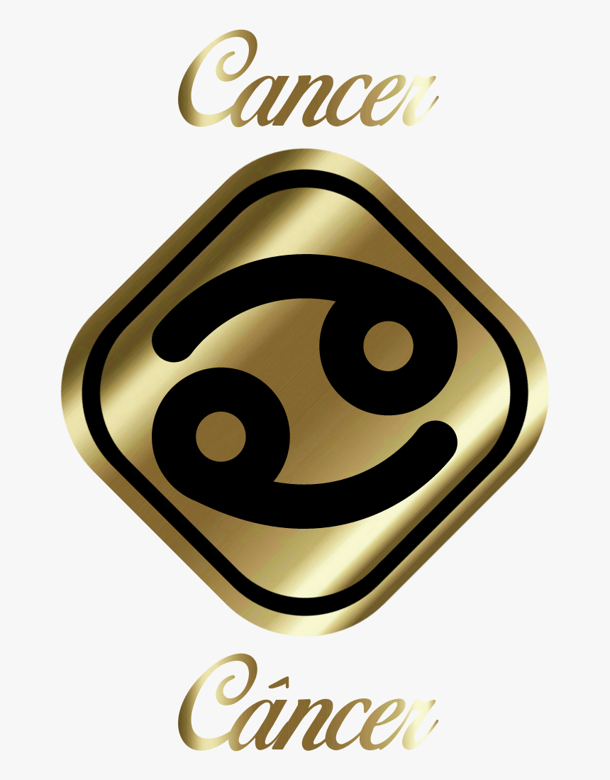 #câncer #cancer #sign #signo #horóscopo #horoscope - Signo De Leão Dourado Png, Transparent Png