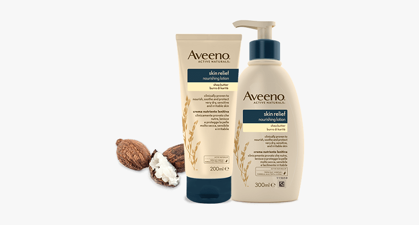 Picture Of Aveeno® Skin Relief Moisturising Lotion - Aveeno Skin Relief Body Lotion With Shea Butter, HD Png Download