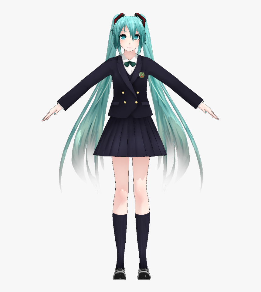 Miku School By Rondline - Girl, HD Png Download