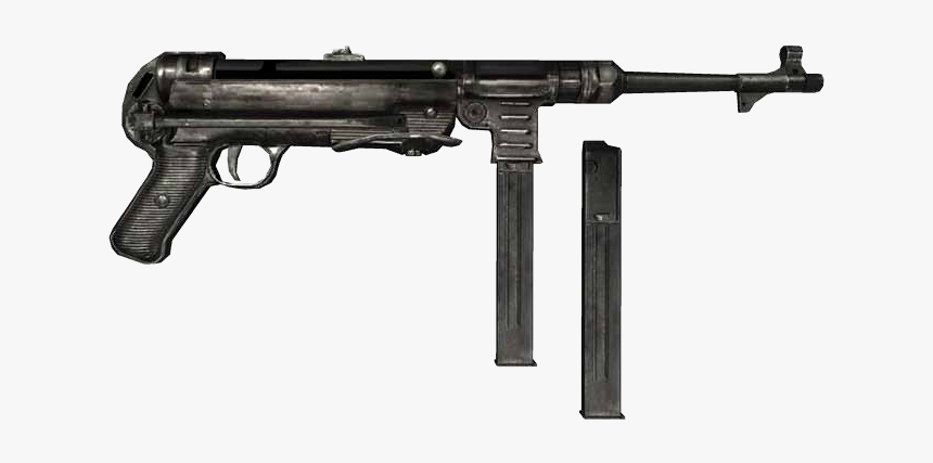 Mp 40 Png - Bronie Z Drugiej Wojny Światowej, Transparent Png