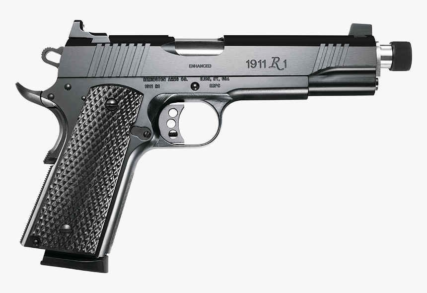 Remington 1911 R1 Enhanced Threaded Barrel, HD Png Download