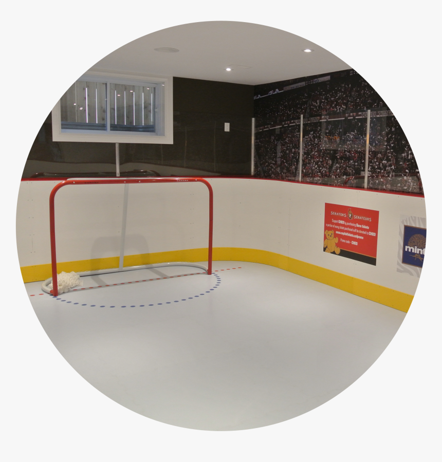 Home Synthetic Ice Rink - Ice Hockey, HD Png Download