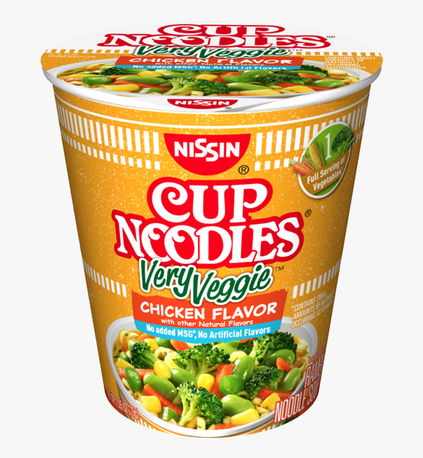 Transparent Cup Noodles Png - Very Veggie Cup Noodles, Png Download