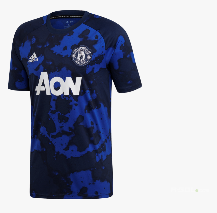 T Shirt Adidas Manchester United Fc Home Pre Match - Manchester United T Shirt Home, HD Png Download