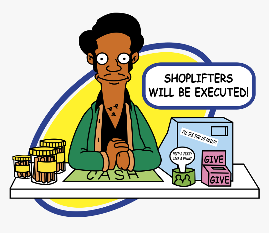 Transparent Simpsons Png Shoplifters Will Be Executed Png Download Transparent Png Image Pngitem