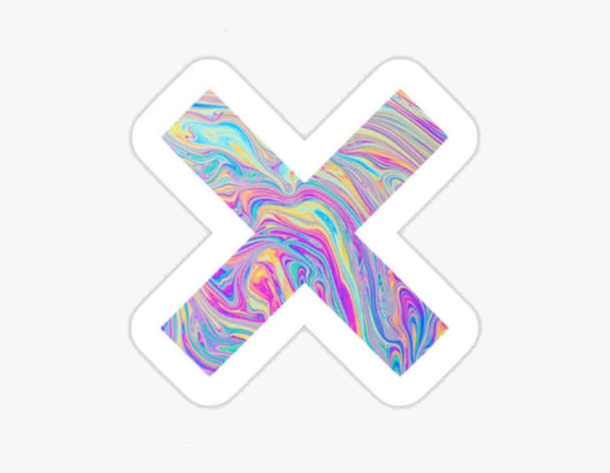 #equisdeh #equis #x #xoxo #tublr #neon #nice #no #color - Equis De Colores, HD Png Download