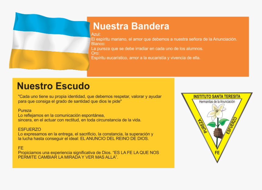 Transparent Bandera Png - Instituto Santa Teresita Escudo, Png Download